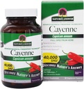 Nature's Answer Cayenne Pepper Powder Capsule Supplement, 90-Count | Natural Metabolism Booster | Promotes Cardiovascular Health | Helps with Digestion & Circulation (Pack of 1)