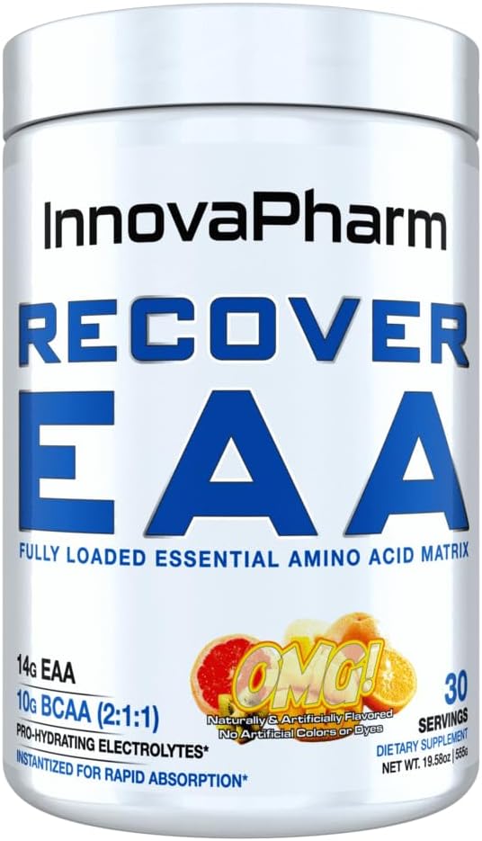 InnovaPharm Recover EAA Powder - Candy Apple Rancher -19.5 Ounces