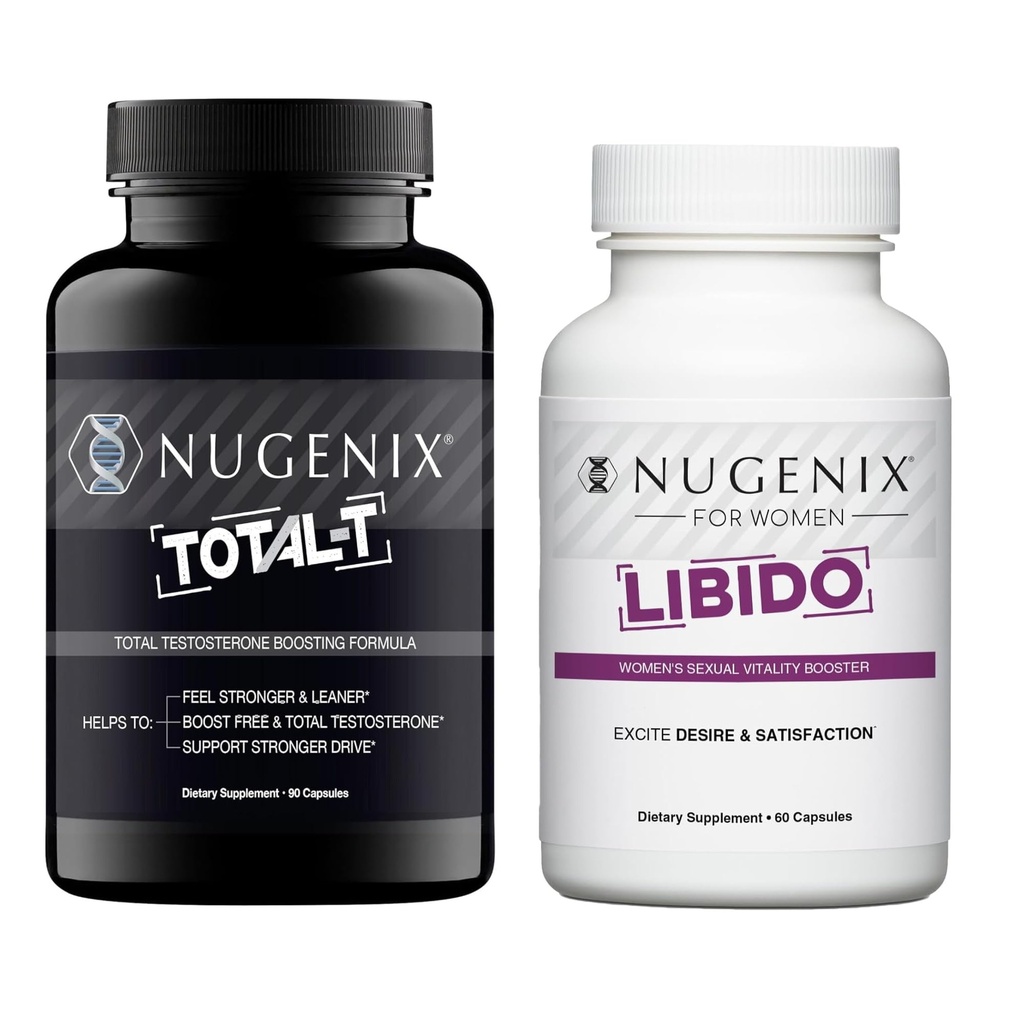 Nugenix 彼の & ヘルズ バンドル - 女性のリビドーとトータルTテストステロンブースター
