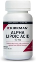 Kirkman - アルファリポ酸50mg - 90カプセル - 強力な酸化防止剤 - 有害放射状物質に対する保護 - Hypoallergenic