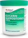 USP 2g Glycerin Laxatives Suppository - 男性と女性のための100の大人のサイズのLaxative Suppositories - 便秘のための高速で穏やかな救済の坐骨–快適な形の大人の坐骨