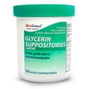 USP 2g Glycerin Laxatives Suppository - 男性と女性のための100の大人のサイズのLaxative Suppositories - 便秘のための高速で穏やかな救済の坐骨–快適な形の大人の坐骨