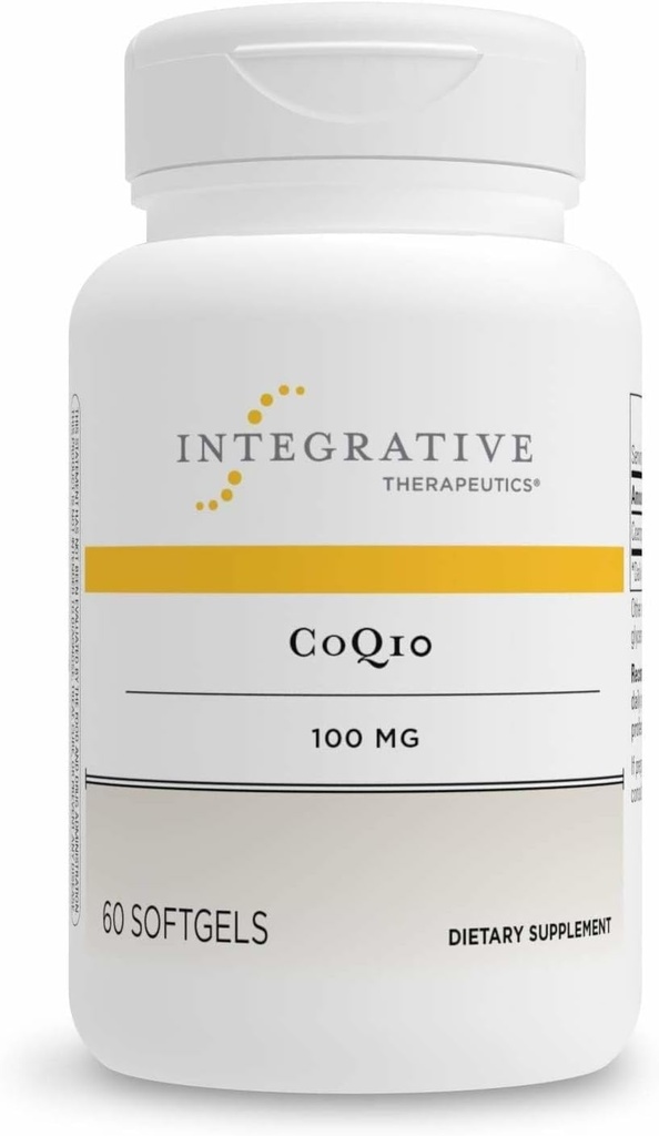 Integrative Therapeutics CoQ10 (100mg) - セルラーエナジー、ハート&脳の健康サポートサプリメント 大人用* - 60 Softgels(60のサービング)
