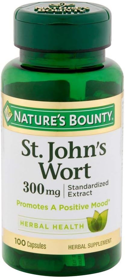Nature's Bounty St. John's Wort 300 mgカプセル100 ea (パック 7)