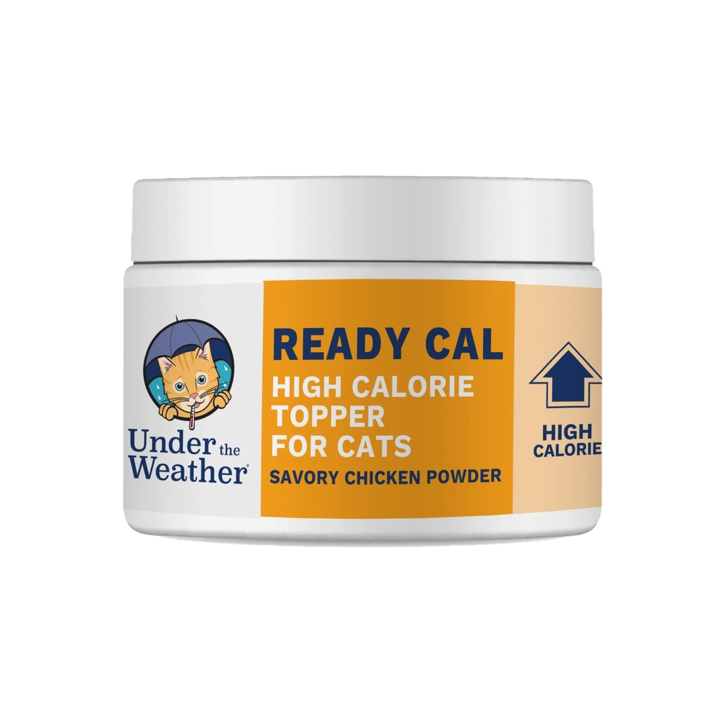 猫のための気象準備 Cal パウダーの下 | 高カロリー、体重増加、食欲興奮剤、エネルギーブースター ペット サプリメント | 8 オンス