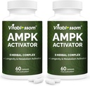 AMPKの活性化剤の補足、1つのJiaogulan Gynostemma AMPKのメタボリックの活性化剤120の菜食主義者のカプセル(120の計算(2のパック))の5