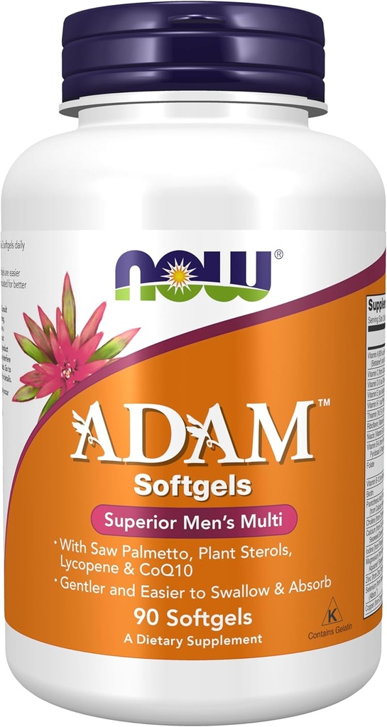 NOW Adam Men's Multiple Vitamin,90 Softgels