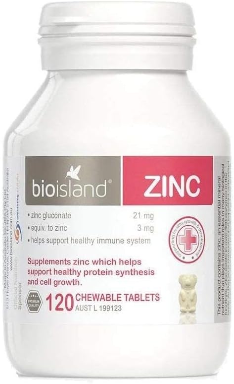 生物島亜鉛120のChewableタブレット