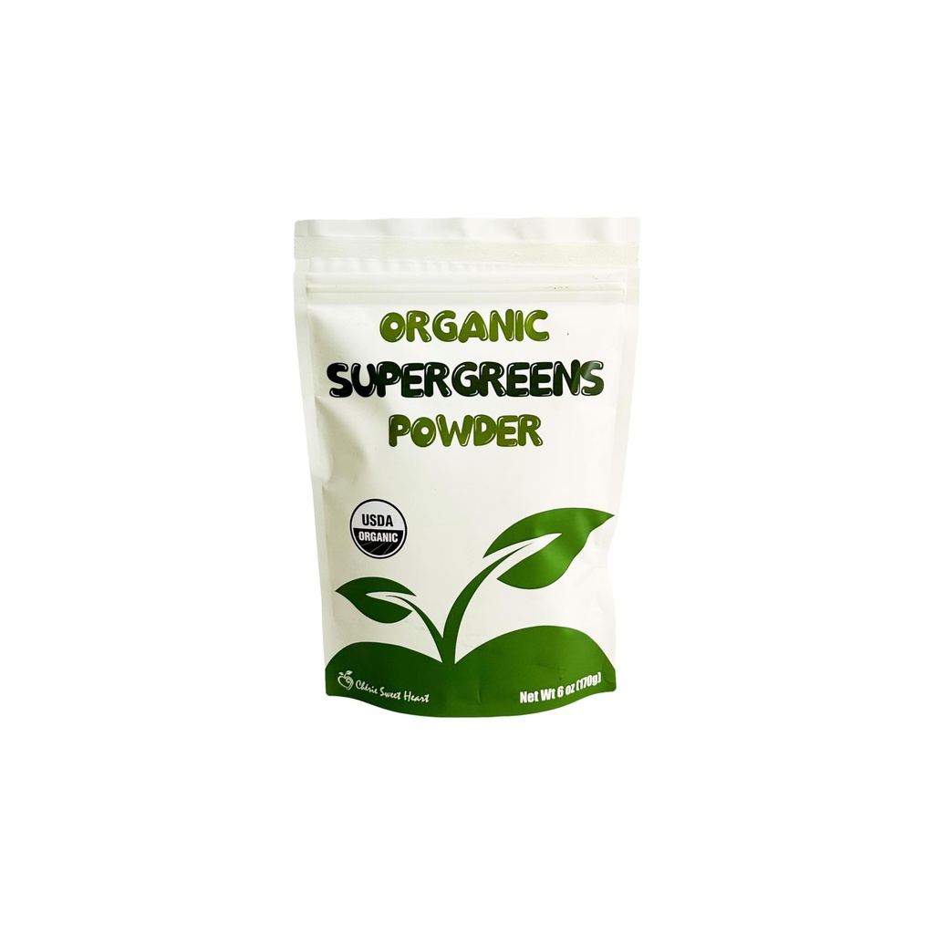 Cherieの甘い中心のSupergreensの粉-緑のスーパーフード-有機性緑の粉の極度の緑-スムージーの粉-Superfoodの粉--- 6つのozの極度の緑の粉- 34のサービング