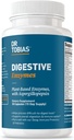 Dr. Tobias Digestive Enzymes with Amylase, Bromelain, Lipase, Lactase, Protease, Papain & More, Digestion Supplement with 18 Enzymes for Digestion and Gut Health, 30 Capsules, 15 Servings