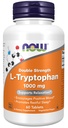 NOW Foodsは、L-Tryptophan 1,000mg、Double Strength、Encourages Positive Mood*、Relaxation*、60錠をサポート