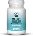 Mightyオメガ1000ポテントオメガ3サプリメント1000 MG EPA DHAカプセル高用量オメガ3魚油南太平洋アンチョビーソース - トリグリセリドオメガ3脂肪酸サプリメント