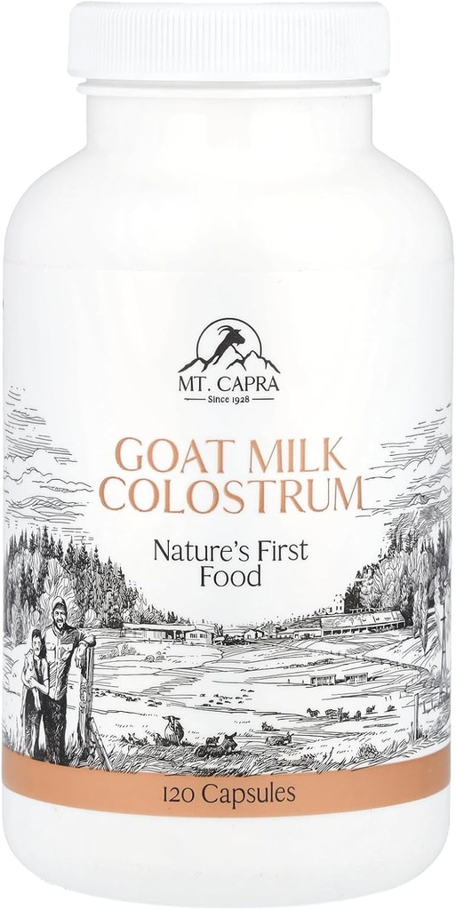 Capra Colostrum - 120 カプセル による Mt. Capra
