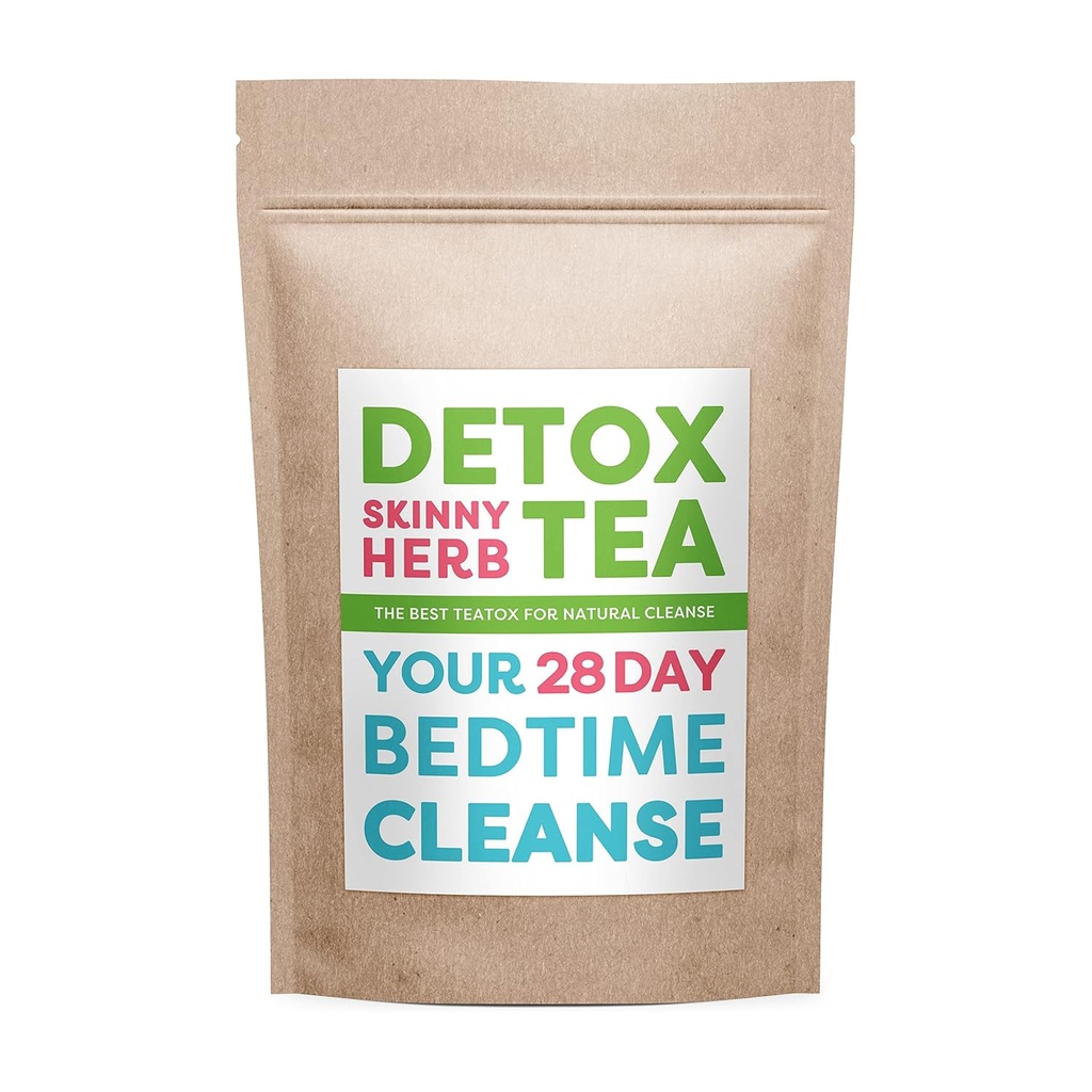 28 日 Bedtime Cleanse: Detox スキニーハーブ - 効果的なデトックスティー、サポートクレンジング、100%ナチュラル