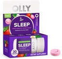 OLLYの睡眠の速い分解、3mgのメラトニン、レモン バルム、いちごの味、30日の供給- 30の計算