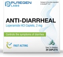 ピュアゲン ラボ 抗 diarrheal caplets - 24 カウント - 2 mg Loperamide 塩酸塩 - 簡単 に swallow 抗 diarrhea 丸薬 - Diarrhea と胃の救済 - Diarrhea の症状を制御する