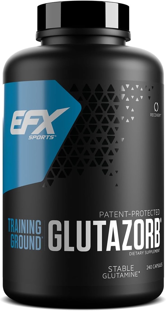 EFX Sports Training Ground Glutazorb キャップ | 高濃度、pH 補正 グルタミン ピル サプリメント | 消化・免疫 サポート | 120 食・ 240 カプセル