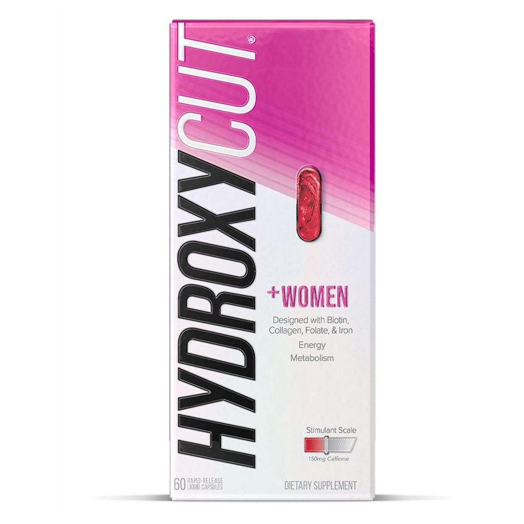 Hydroxycut +Women - 60の急速なReleaseの液体のカプセル-Biotin、Collaagen、Folate及び鉄を含んで下さい