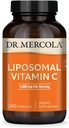 Dr. Mercola Liposomal ビタミン C - 脳、心臓、目&免疫サポート - 1,000 mg のバイオ利用できるビタミン C - 非GMO、グルテンフリー&大豆フリー - 180 カプセル (90 のサービング)