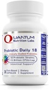 Quantum Nutrition Labs Probiotic Daily 18 - 消化の健康のためのプロバイオティクス、LactobacillusのAcdophilus、健康な腸のためのReuteri - 30ベジタリアンカプセル
