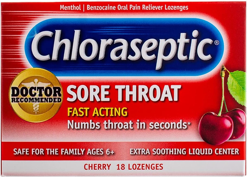 腕及びハンマーの単にサリンの鼻のスプレー4.5oz及びChlorasepticチェリーの靴の喉のLozenges 18の計算の束