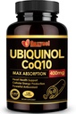 Ubiquinol CoQ10 400mgのビタミンE及びOmega-3のMax吸収のCoenzyme Q10の強力な酸化防止、サポート中心の健康及びエネルギー生産、120の計算、非GMO