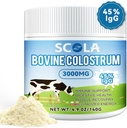 Bovine Colostrum Powder for Immunity Support & Gut Health, Hair Growth, Colostrum Supplement Powder, Gluten Free, 46 Servings (Unflavored)