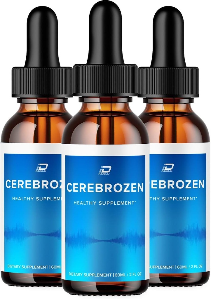 Cerebrozen Tinnitus 耳のドロップ - Cerebrozen 24, Cerebrozen 液体ドロップ, Cerebrozen レビュー, Cerebrozen 耳の救済のためのドロップ (3 パック - 180 ml)