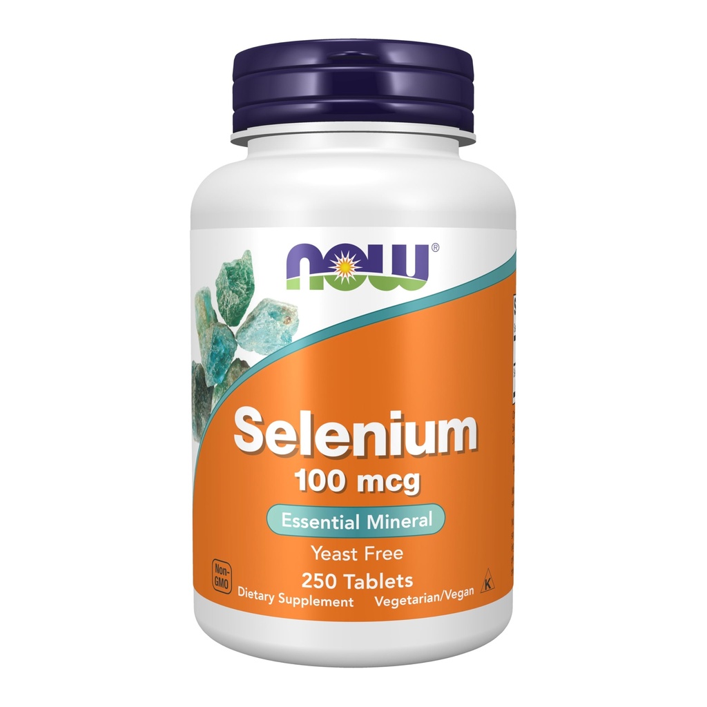 NOWの食糧は、Selenium (L-Selenomethionine) 100のmcg、精油*、250のタブレットを補います