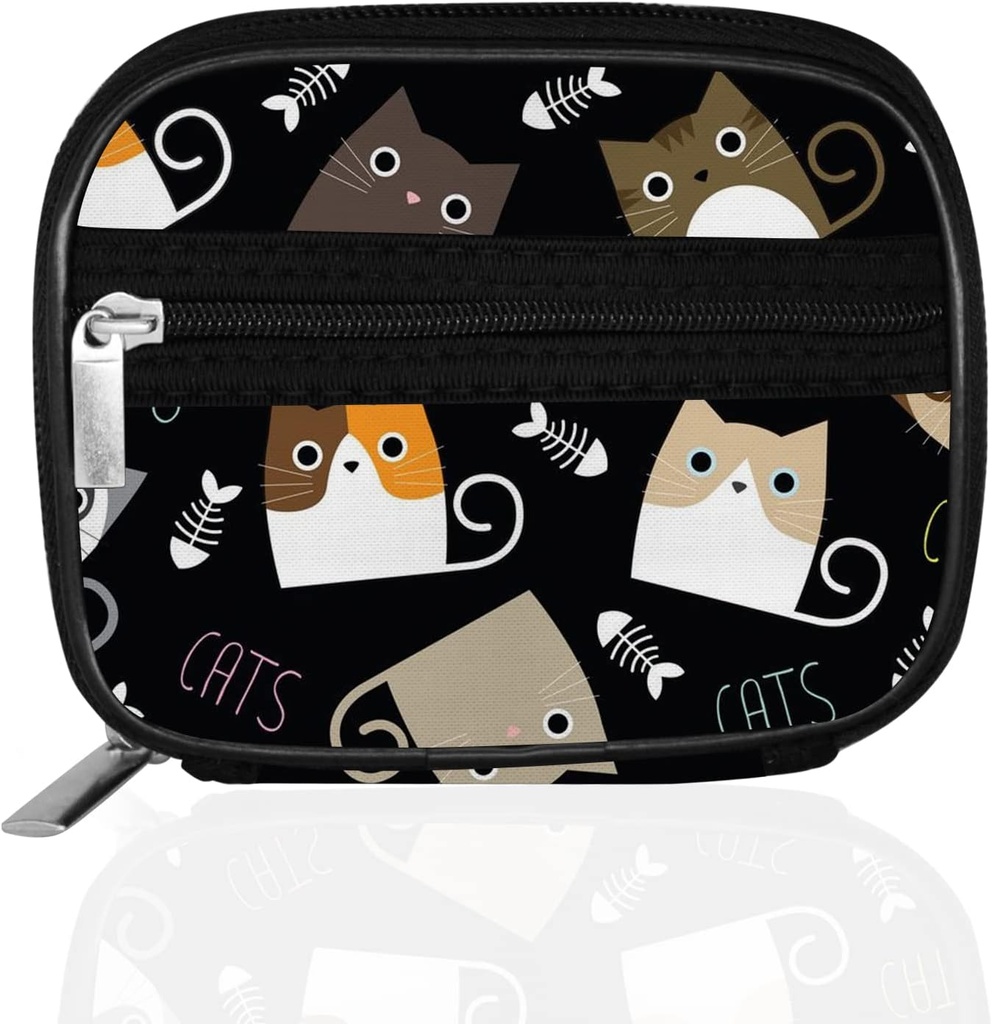 Serfeymi週刊旅行ピルオルガナイザーピルケース と 削除可能な7日ピルボックス、 流行の旅行薬 オルガナイザー ピル容器 薬、ビタミン、サプリメント - ブラック 03