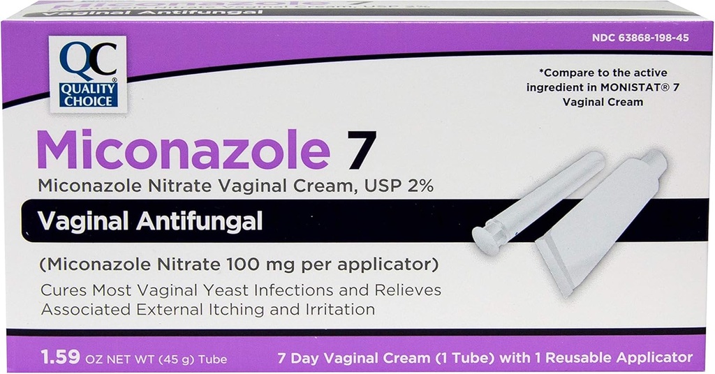 品質 選択 Miconazole Nitrate 2% 7 日腟のAntifungal クリーム、1.59 オンス (45g)