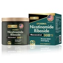 NAD+の補足-Liposomalのニコチンアミドの肋骨、Resveratrol、ケルセチンの反老化のための高い純度NADの補足、エネルギー、焦点- 80のカプセル(40のサービング)