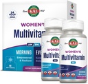 KALの女性のMultivitamin AM/PMのAshwagandha、無水ケイ酸、有機性Spirulinaおよび細胞エネルギー、骨の強さ、免疫サポート、完全菜食主義者の30のサービング、120のタブレットのためのGABAのための女性のための2イン1のMultivitamins