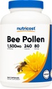 Nutricost Bee Pollen (240 カプセル, 80 サービング) - 非GMO, GMP 準拠