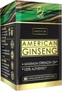 Actif American Ginseng - 100% Authentic 10 Year Old Ginseng, Non-GMO, 500mg - Made in USA