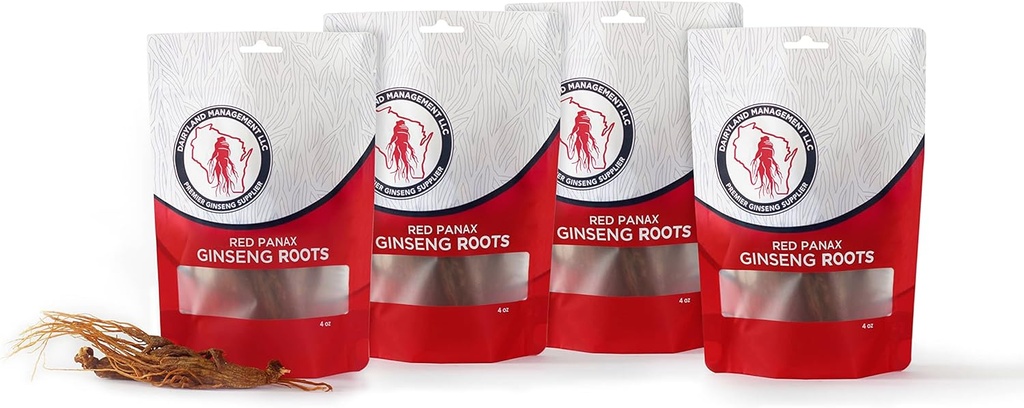 デイリーランド・マネジメントLLC 16 オンス・パックの韓国のPanax Ginsengの根 - 本物のPanax Ginseng - 非GMO、グルテンフリーのGinsengの根 - Soup、茶、コンジーでGinsengを使用