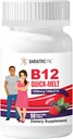 BariatricPal 1,000mcg B12 砂糖フリー クイック メルツ (90 カウント) - ベリー