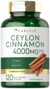キャリールセイロンシナモンカプセル4000mg | 120カウント | 非GMO&グルテンフリーサプリメント