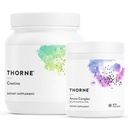 THORNE - パフォーマンスパワーデュオ - アミノコンプレックス+エネルギー、リーンマッスル、および耐久性のためのクレアチンコンボ - スポーツのためのNSF認定 - 30〜90サービング