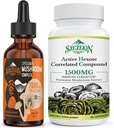 活動的なHexoseの相関混合物1500のmgの補足90のカプセルは2000mg Liposomalのきのこの複雑な低下30のサービングと束ねます