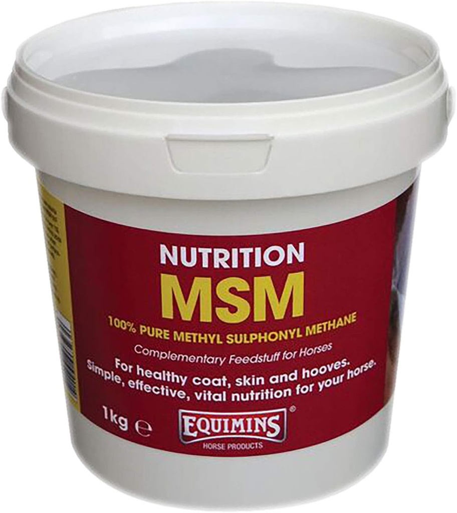 MSM (メチルSulphonyl Methane)、Equimins、馬の栄養物、接合箇所及び健全性、1.0kg