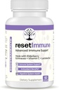 ResetImmune - 高度な免疫サポート - エルダーベリー、Echinacea、ビタミンC、Lactobacillus - 60ビーガンカプセル付き