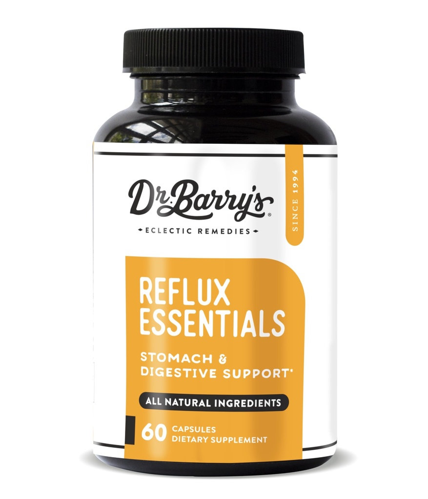 Dr. Barry's Reflux Essentials - 消化と胃の健康のための自然なサポート、60カプセル - 30日の供給 (1)