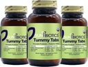SUNBIOTICS Tummy Tabs - グッドグットフローラ、免疫システム、バランスのとれたマイクロバイオムのための4つのプロバイオティックストレインの18ビリオンCFUとChewable ProbioticとPrebioticタブレット - バニラ、(3)のパック