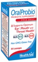 OralProbio 30ct、毎日の咀嚼可能なタブレット、サポート 最適の耳、口および喉の健康、非GMO、グルテンフリー、ペパーミントの味、BLIS K12及びM18が含まれています