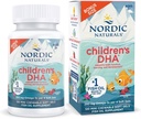 ノルディックナチュラルズ子供用DHA、いちご - 子供のための120ミニChewableソフトジェル - 250 mg Omega-3とEPA&DHA - 脳開発と機能 - Non-GMO - 30サービング