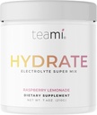 Teamiの電解質の粉-Hydrationのカルシウム、マグネシウム、塩化物及びカリウムの補足45のサービング、ビタミン及び鉱物が付いているHydrateの電解質の粉の組合せ-エネルギー Ketonesの飲み物、Ketoの電解物