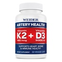 ビタミンK2(180mcg)とビタミンD3(5000iu)、30ベジギーカプセルで心臓、免疫、骨のサポートのための奇妙なアーチェリー健康