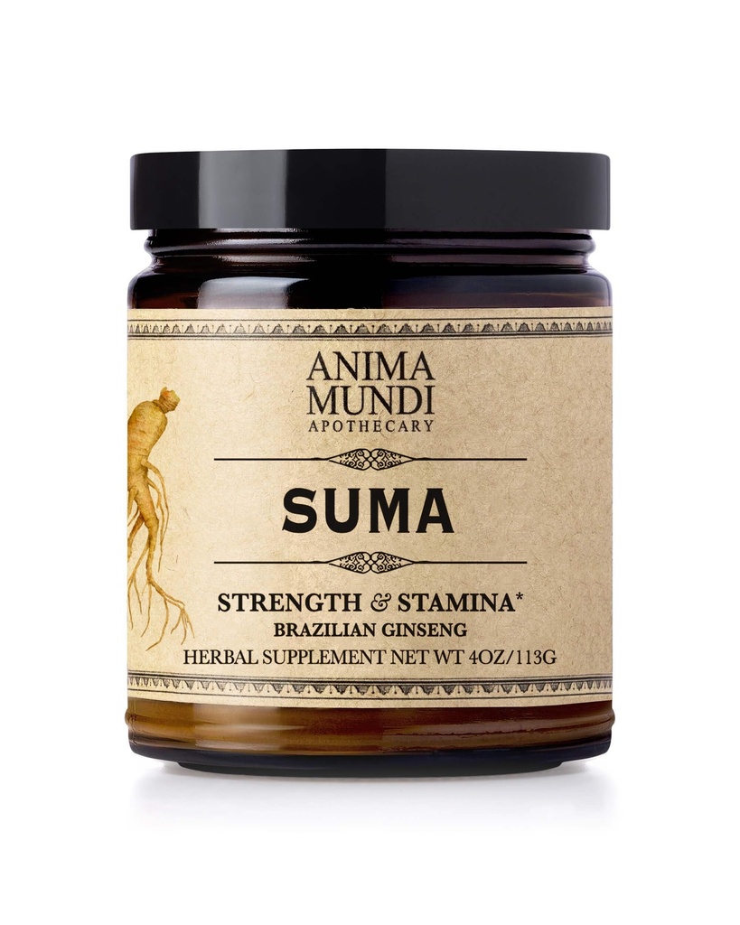 Anima MundiのApothecary SumaブラジルのGinsengの根の粉-スーパーフードのエネルギー サポート-高める草の補足の粉-スムージー、茶、コーヒー及び多くに加えて下さい(4oz/113g)